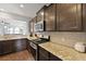 Modern kitchen featuring granite countertops, stainless steel appliances, and stylish cabinetry at 1722 Winfield Way, Charleston, SC 29414