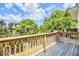 A well-maintained deck offers views of the surrounding neighborhood and trees creating an inviting outdoor space at 1834 Cornish Ave, Charleston, SC 29412