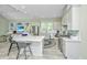 Bright, modern kitchen with stainless steel appliances and quartz countertops at 2501 Myrtle St, Edisto Beach, SC 29438