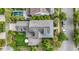 An aerial shot shows the home's location within a community, with manicured lawns and nearby amenities at 2522 Daniel Island Dr, Daniel Island, SC 29492
