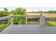 Enjoy marsh views from the deck, complete with modern cable railings and freshly stained wood at 2522 Waverly St, Charleston, SC 29492