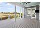 Back porch overlooking the water on a sunny day at 2522 Waverly St, Charleston, SC 29492