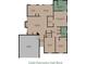 Detailed floorplan illustrating the layout of the home with dimensions of each room, including the kitchen and bedrooms at 2560 Palmetto Hall Blvd, Mount Pleasant, SC 29466
