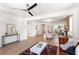 Spacious open-concept living area featuring hardwood floors, modern decor, and plenty of natural light at 2957 Alabama Dr, North Charleston, SC 29405