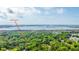 Aerial view with a red arrow pointing to 3635 Pandora near the waterway at 3635 Pandora Dr, Mount Pleasant, SC 29466