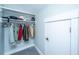 Spacious closet with shelving and hanging storage for organized clothing and accessories at 3635 Pandora Dr, Mount Pleasant, SC 29466