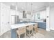 Bright kitchen with stainless steel appliances, an island with seating, and modern finishes at 3635 Pandora Dr, Mount Pleasant, SC 29466