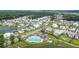 Community featuring homes, lakes, and amenities, nestled among lush greenery at 3688 Goodwater St, Mount Pleasant, SC 29466