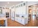Bright eat-in kitchen with white cabinets and luxury stainless steel appliances at 3688 Goodwater St, Mount Pleasant, SC 29466