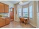 Charming breakfast nook with a sunny bay window and cozy seating at 405 Decatur Dr, Summerville, SC 29486