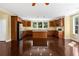 Spacious kitchen featuring a large island, modern appliances, and hardwood floors at 4637 Bonnie Marie Way, North Charleston, SC 29405