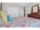 Comfortable bedroom shows a four-poster bed, accentuated by plush pillows and a wooden dresser at 4856 Carnoustie Ct, Summerville, SC 29485