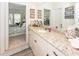 Bathroom with granite countertop and a doorway to the bedroom at 4991 Sound View Dr, Mount Pleasant, SC 29466