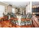 Kitchen island with counter seating, granite countertops, and pendant lighting at 4991 Sound View Dr, Mount Pleasant, SC 29466