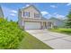 Charming two-story home with a well-manicured lawn, a two-car garage, and a welcoming front porch at 5032 Ballantine Dr, Summerville, SC 29485