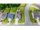 Birds-eye view of the home with a fenced-in backyard, patio area and a well-manicured lawn at 511 Nandina Dr, Goose Creek, SC 29445