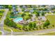 Aerial view showcases the community pool, playground and green space within the neighborhood at 511 Nandina Dr, Goose Creek, SC 29445