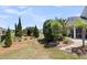 Expansive backyard featuring mature landscaping and lush greenery at 522 Tidewater Chase Ln, Summerville, SC 29486