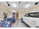 Well lit, spacious garage with plenty of room to park your car and other storage items at 522 Tidewater Chase Ln, Summerville, SC 29486