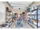 Spacious garage with ample storage and shelving with multiple items at 522 Tidewater Chase Ln, Summerville, SC 29486