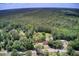 Expansive aerial view of a home surrounded by lush greenery and mature trees at 5615 Highway 165, Ravenel, SC 29470