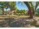 Large backyard with a tree swing and patio, perfect for relaxing or entertaining guests at 5615 Highway 165, Ravenel, SC 29470