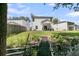 Backyard with a garden and patio area perfect for outdoor entertaining at 707 Jancus St, Charleston, SC 29414