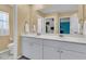 Bathroom features dual sinks, walk in closet, and a bright interior at 707 Jancus St, Charleston, SC 29414