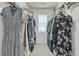Spacious walk-in closet with shelving for optimal storage of clothing and accessories at 707 Jancus St, Charleston, SC 29414