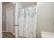 Cozy bathroom with a shower featuring a butterfly-themed shower curtain at 7999 Vermont Rd, North Charleston, SC 29418