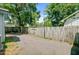 The backyard is fenced in at 9630 Crosscut Dr, Ladson, SC 29456