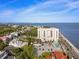 Aerial view of the building showcasing city and water views at 1 King St # 501, Charleston, SC 29401