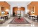 Elegant building lobby featuring marble floors, chandelier, and decorative rugs at 1 King St # 501, Charleston, SC 29401