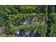Aerial view of property at 1044 Towhee Ln in McClellanville, SC, with approximate boundaries at 1044 Towhee Ln, McClellanville, SC 29458