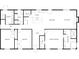 Detailed floor plan showcasing the layout of the home, including bedrooms, bathrooms, and living areas at 1044 Towhee Ln, McClellanville, SC 29458