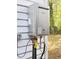 Exterior view of home featuring an outdoor water heater at 107 Tracy St, Walterboro, SC 29488