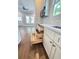 Kitchen drawers showcasing custom cabinets and interiors with hardware and wood floors at 107 Tracy St, Walterboro, SC 29488