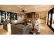 A living room with modern design and comfortable seating is the perfect place to entertain at 11 Tabby Ln, Isle of Palms, SC 29451