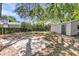 Spacious backyard features a storage shed and a cozy patio area, perfect for outdoor entertaining at 1143 Winborn Dr, Charleston, SC 29412
