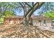 Backyard featuring mature tree, brick and siding exterior, and covered back patio at 1143 Winborn Dr, Charleston, SC 29412