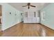 Spacious living room with hardwood floors, storage, and abundant natural light at 1143 Winborn Dr, Charleston, SC 29412