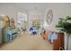 Inviting foyer area with archways and a large clock at 124 Corral Cir, Summerville, SC 29485