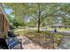 Front porch with patio seating and view of the street with mature trees at 13 Charlestowne Rd Rd, Charleston, SC 29407