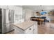 Bright kitchen with white cabinets, stainless steel appliances, and an open layout at 131 Beargrass Ln, Summerville, SC 29486