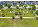 Aerial view of a neighborhood playground with multiple play structures at 131 Beargrass Ln, Summerville, SC 29486