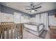 Beautiful Bedroom with two cribs, ceiling fan and ample space at 134 Lucca Dr, Summerville, SC 29486