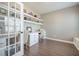 Bright office with built-in shelves, desk, and ample space for productivity at 134 Lucca Dr, Summerville, SC 29486