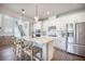 Modern kitchen with kitchen island and stainless steel appliances at 134 Lucca Dr, Summerville, SC 29486