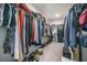 Well-organized walk-in closet with ample storage space for clothes and shoes at 134 Lucca Dr, Summerville, SC 29486