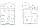Detailed floor plan showcasing the layout of the home including bedrooms, living spaces, and bathrooms at 1404 Palmetto Blvd, Edisto Beach, SC 29438